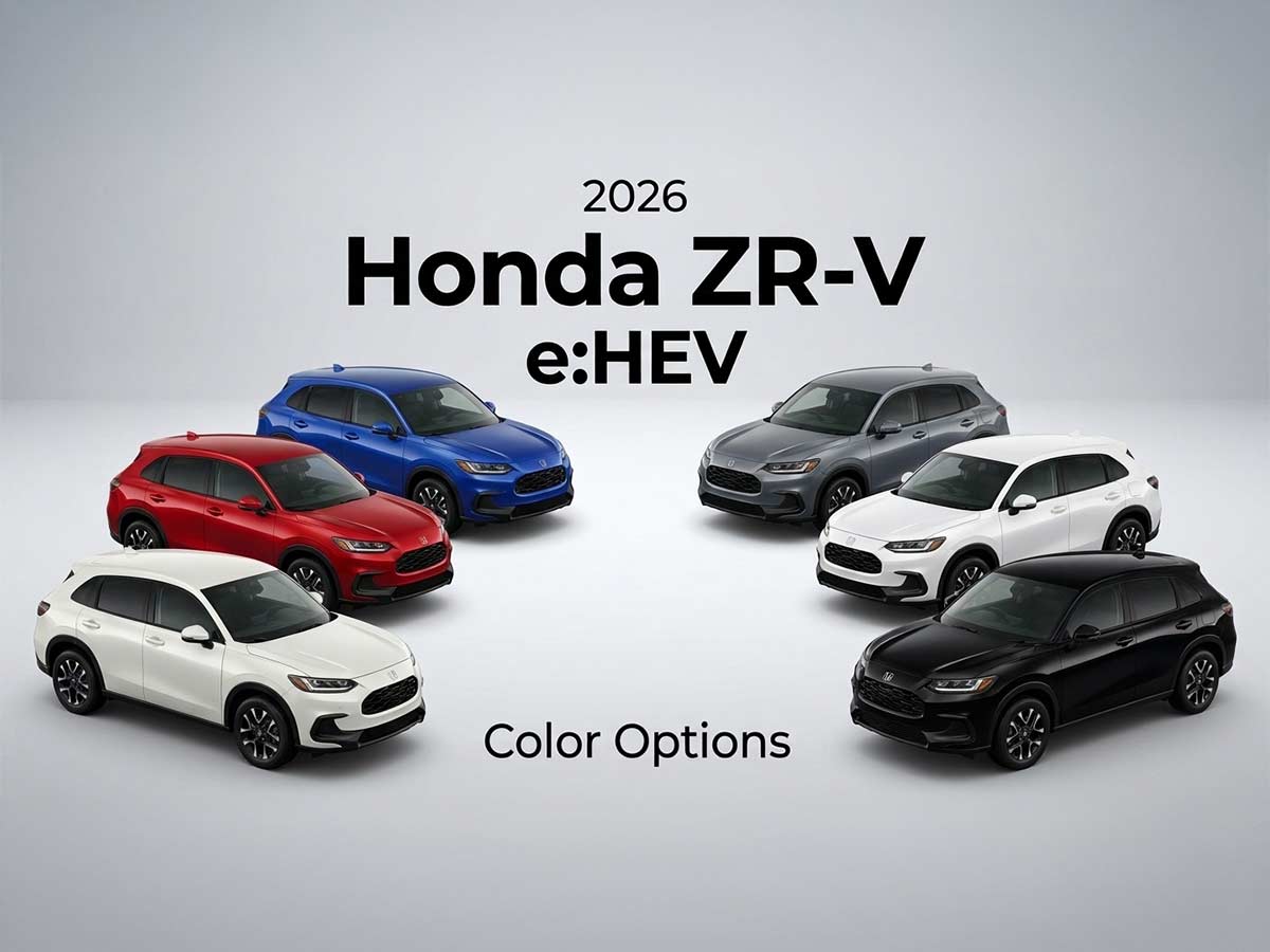 2026 Honda ZR V eHEV Color Options