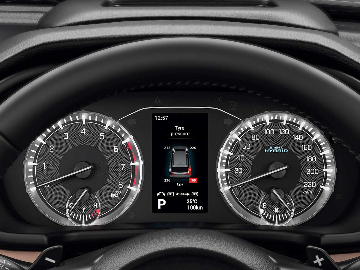 2026 Maruti Suzuki Brezza Instrument Cluster TPMS