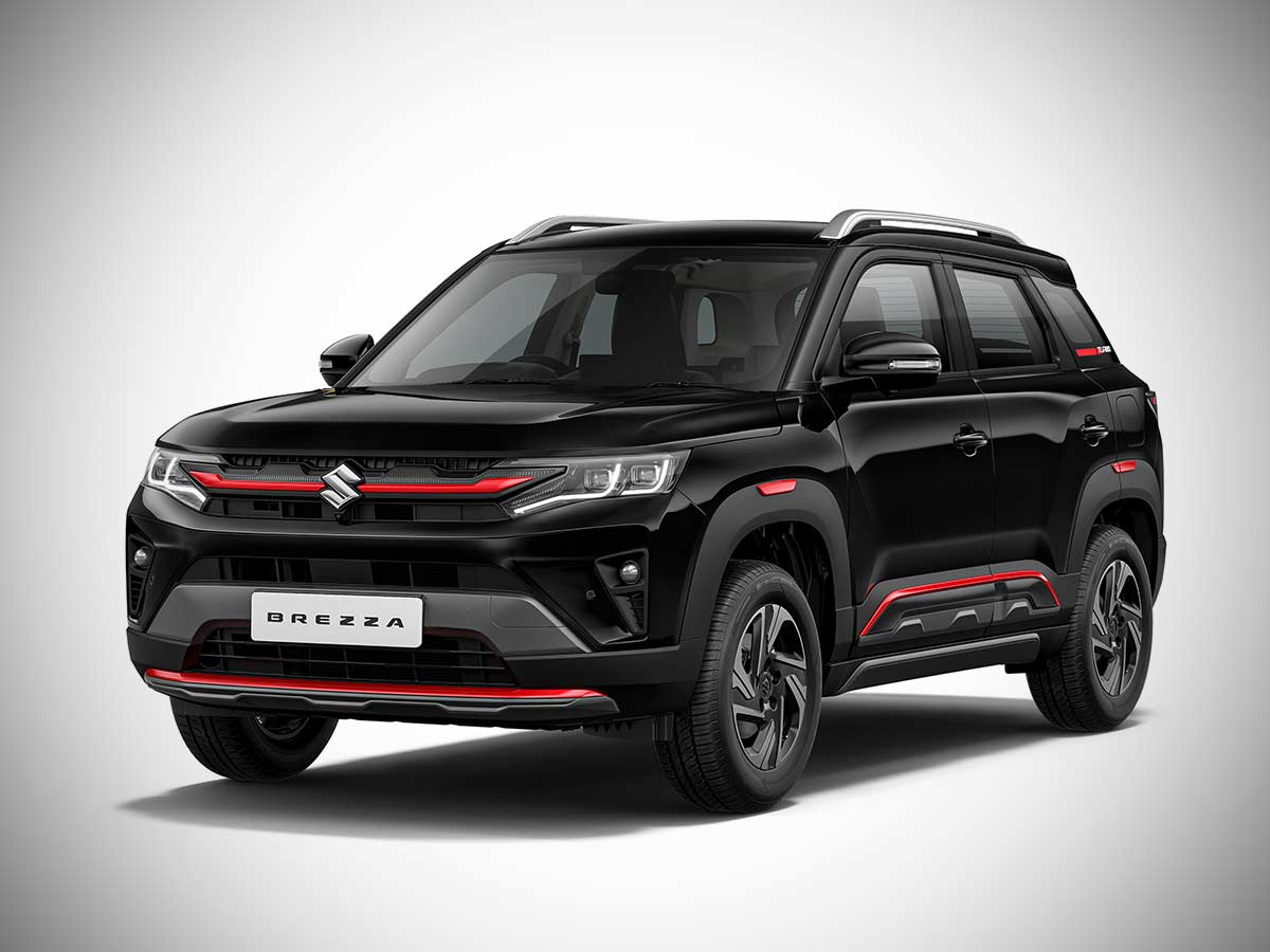 2026 Maruti Suzuki Brezza Turbo Boosterjet Front Quarter