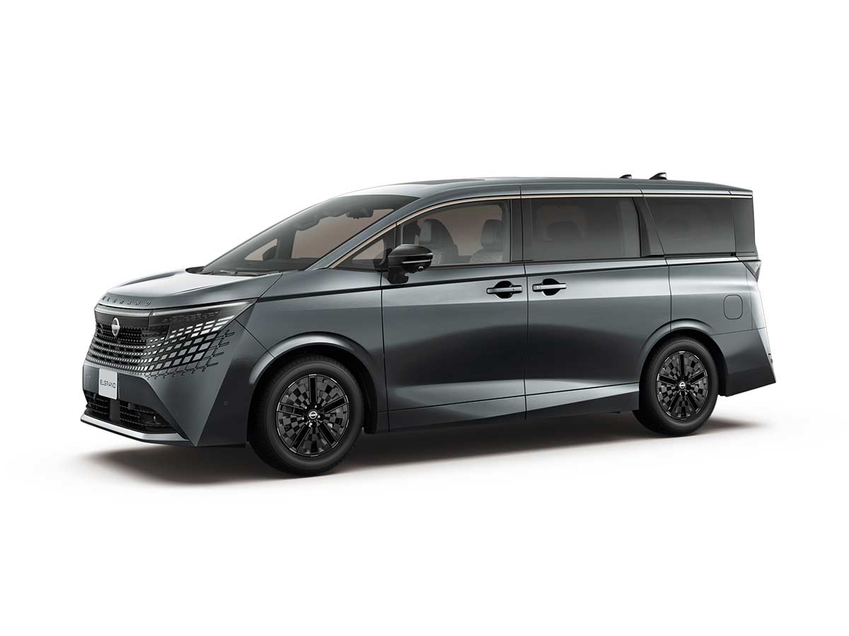 Nissan Elgrand Returns: How Nissan Reinvented Japan's Original Luxury Minivan for the Electric Era 9 2026 Nissan Elgrand MPV Dark Metal Gray