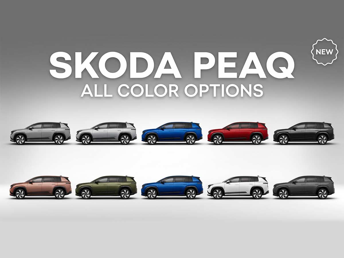2026 Skoda Peaq All Color Options
