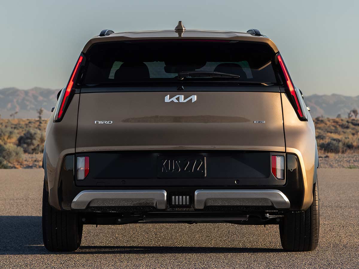 2027 Kia Niro Hybrid First Look: Kia's Smartest Compact Crossover Yet Raises the Bar Again 9 2027 Kia Niro Hybrid Rear