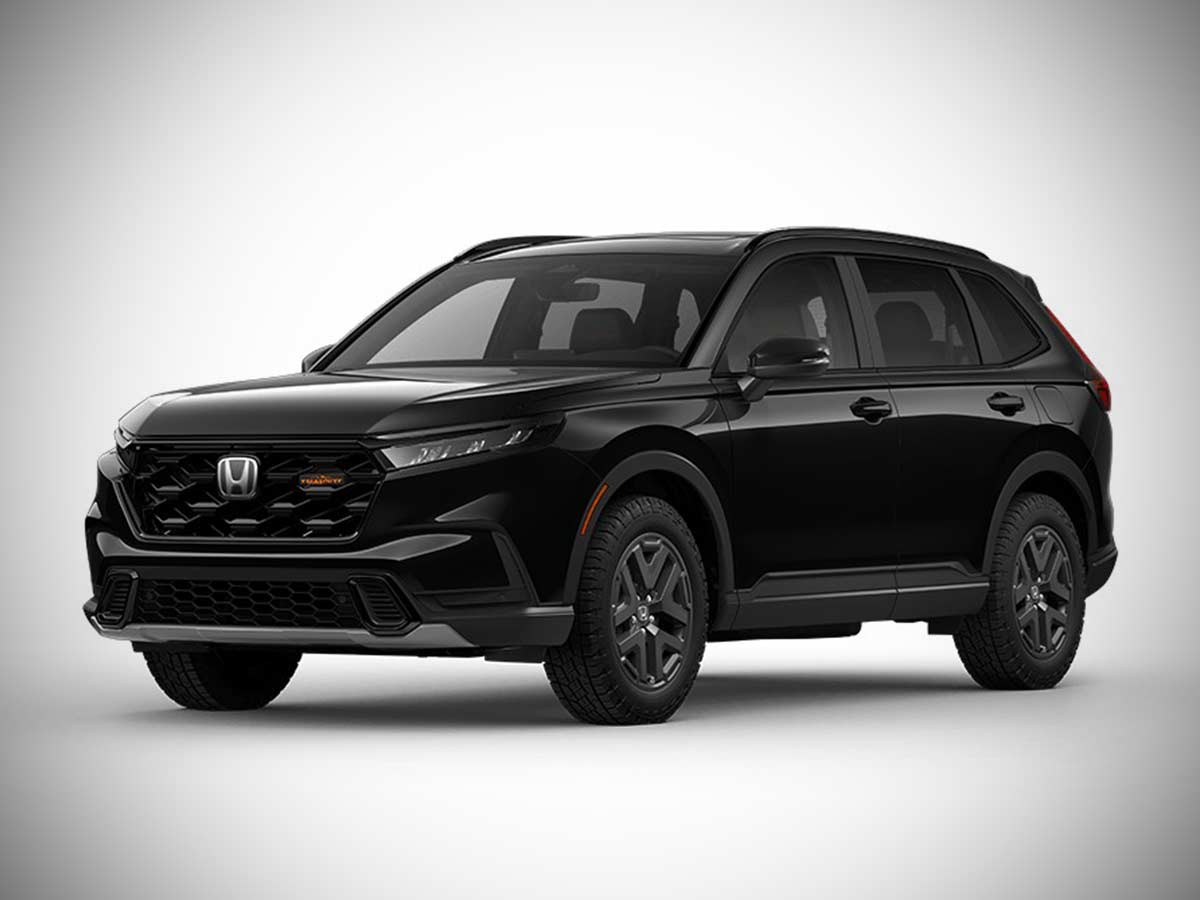 2026 Honda CR-V AWD TrailSport Hybrid Colors: Complete Color Options Guide 5 2026 Honda CR V Trailsport Crystal Black Pearl Front