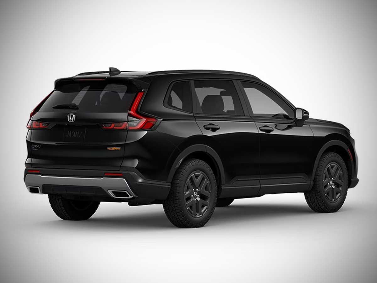 2026 Honda CR-V AWD TrailSport Hybrid Colors: Complete Color Options Guide 6 2026 Honda CR V Trailsport Crystal Black Pearl Rear