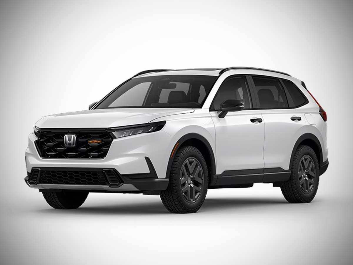 2026 Honda CR-V AWD TrailSport Hybrid Colors: Complete Color Options Guide 7 2026 Honda CR V Trailsport Platinum White Pearl Front
