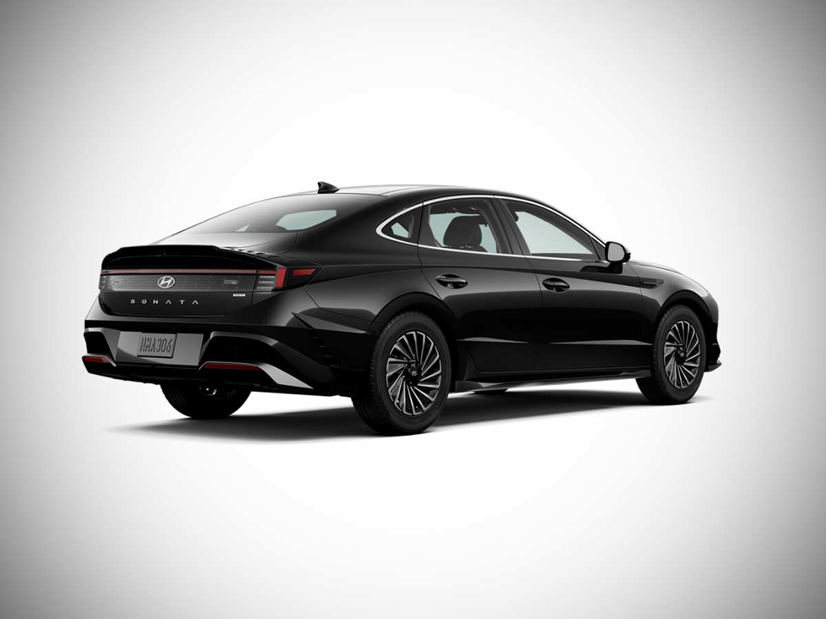 2026 Hyundai Sonata Hybrid SEL Abyss Black Rear