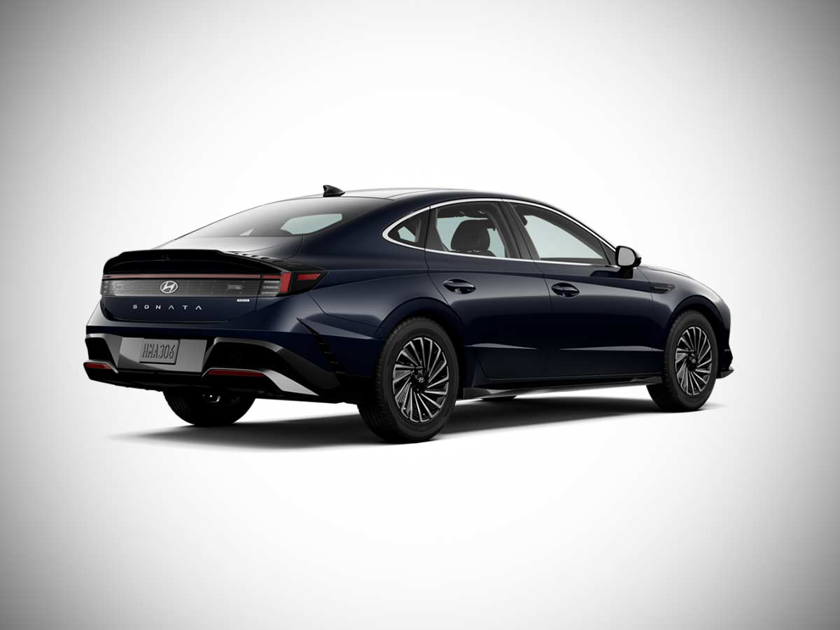 2026 Hyundai Sonata Hybrid SEL Carbon Blue Rear