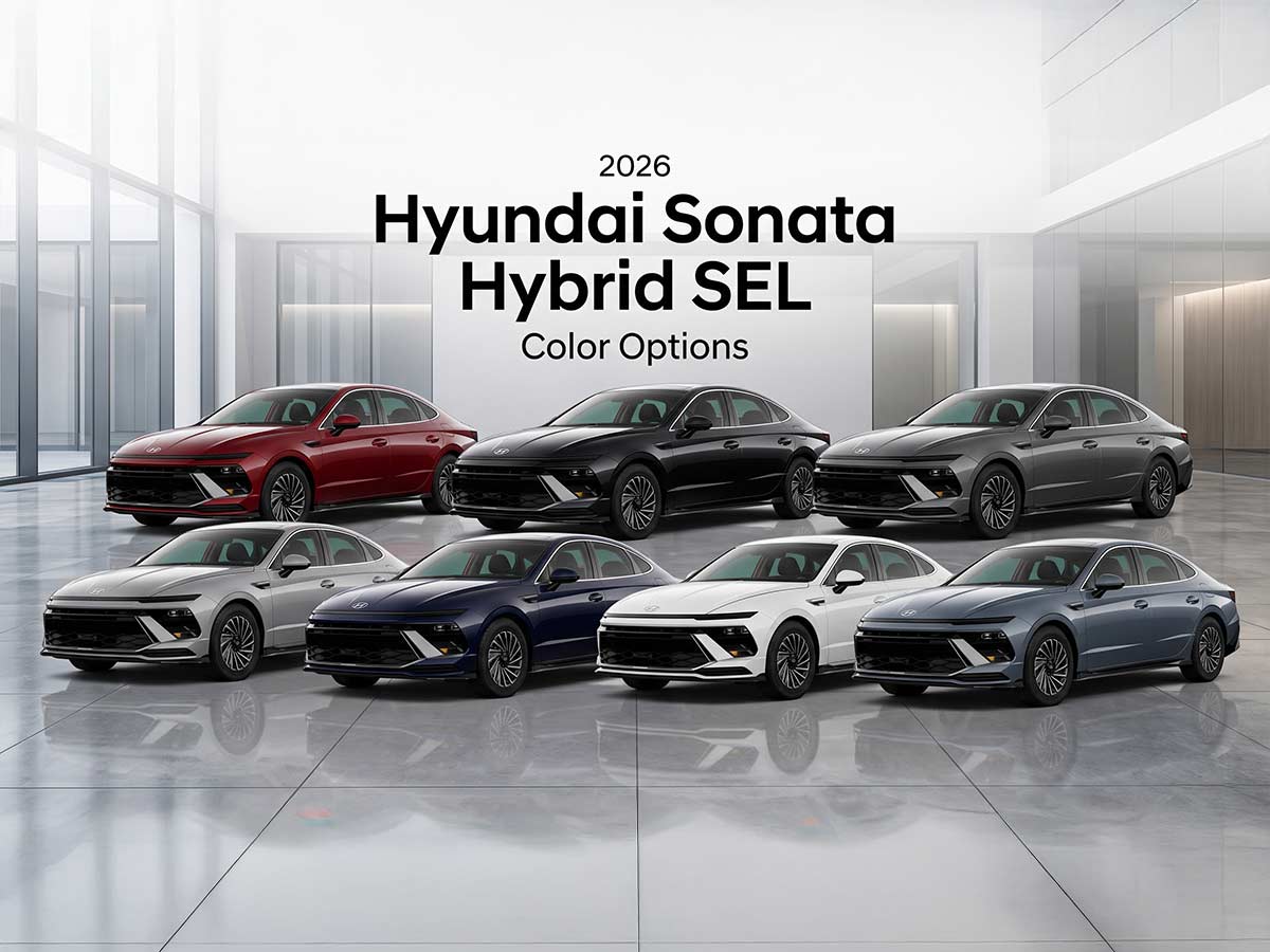 2026 Hyundai Sonata Hybrid SEL Color Options
