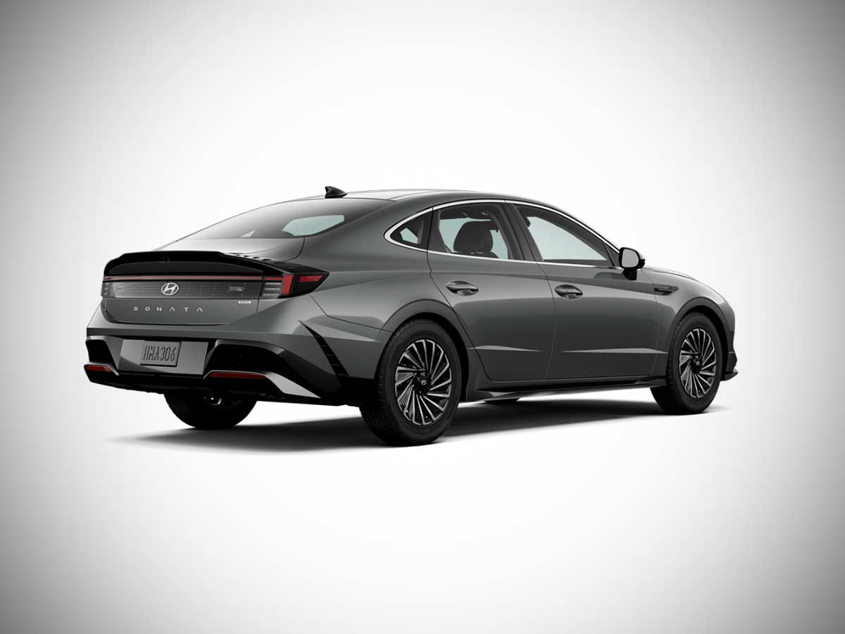 2026 Hyundai Sonata Hybrid SEL Portofino Gray Rear
