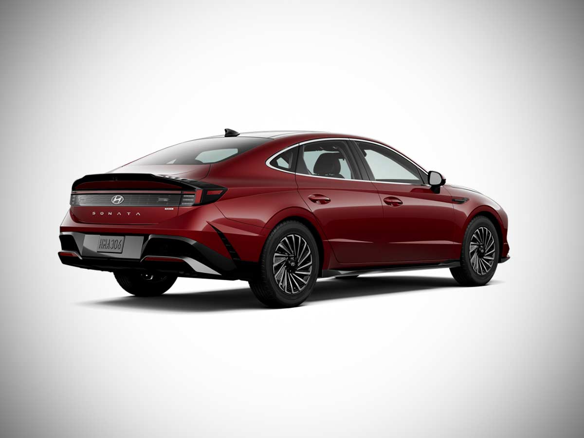 2026 Hyundai Sonata Hybrid SEL Ultimate Red Rear
