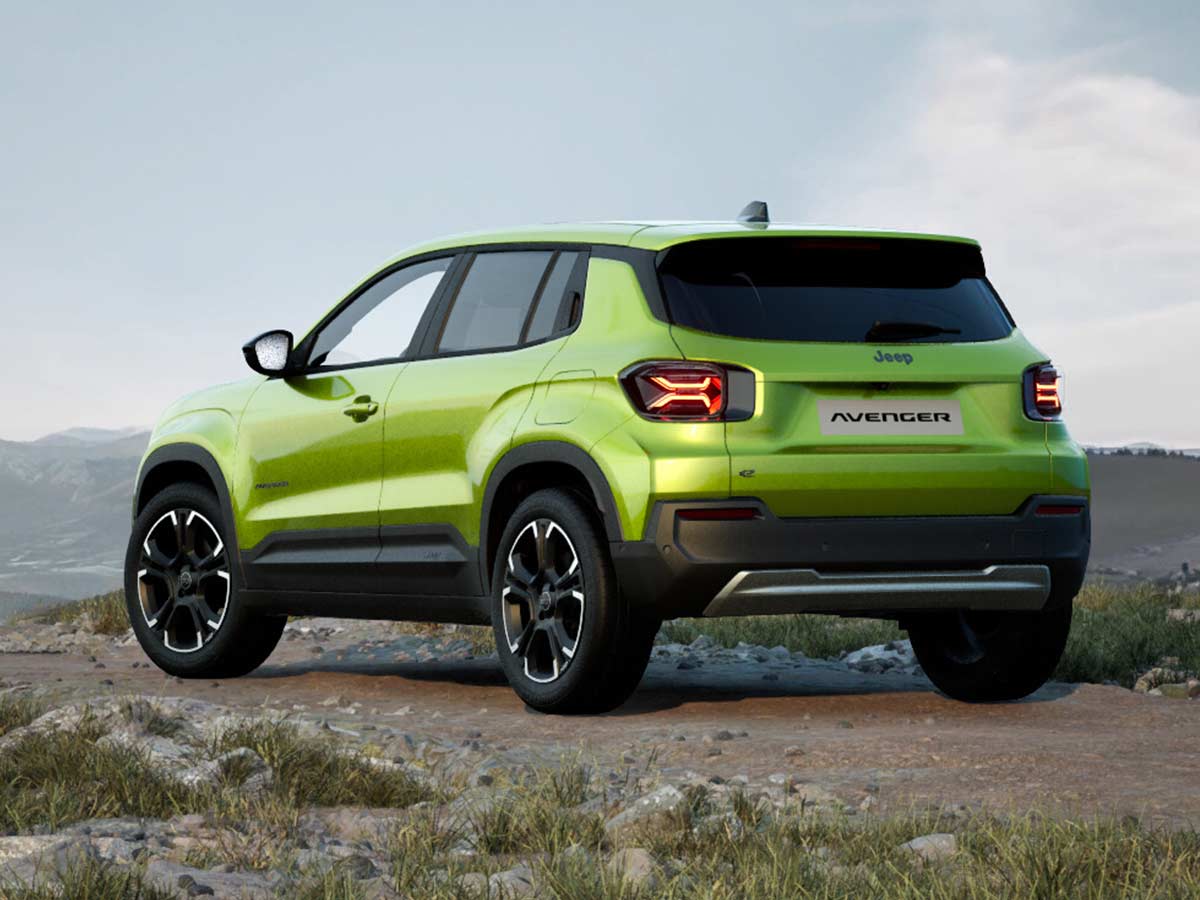 2026 Jeep Avenger Electric Colours: Every Colour and Two-Tone Option Explained 2 2026 Jeep Avenger Electric Bamboo Rear