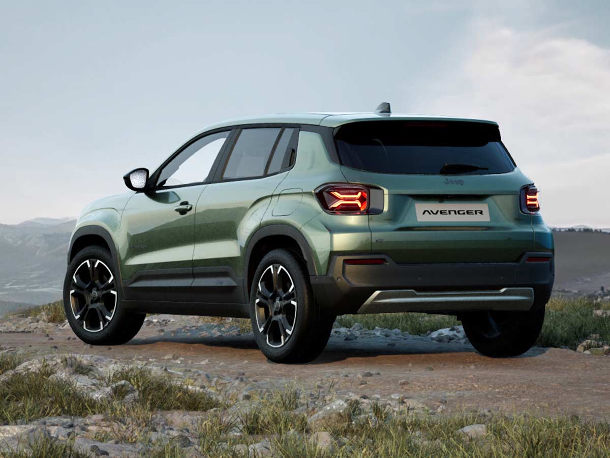 2026 Jeep Avenger Electric Colours: Every Colour and Two-Tone Option Explained 6 2026 Jeep Avenger Electric Forest Rear