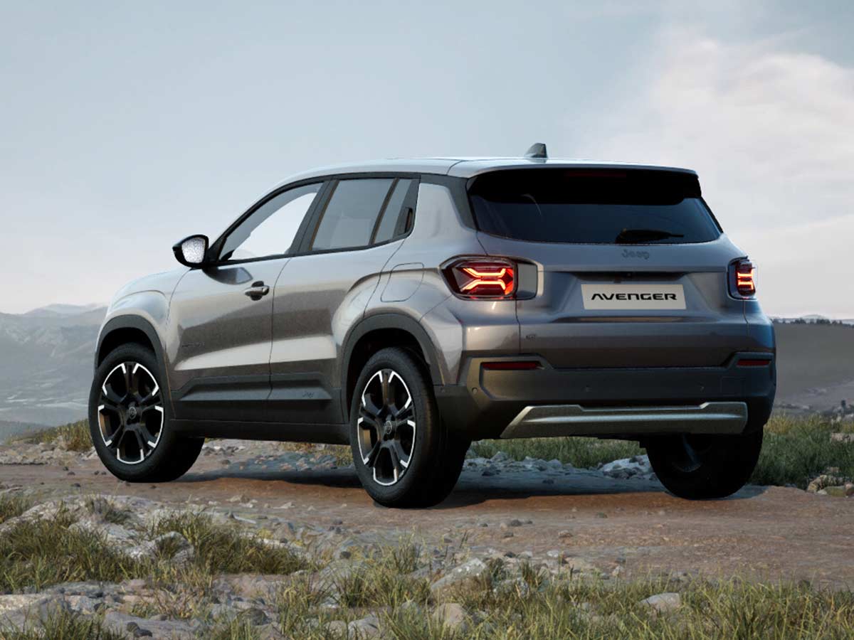 2026 Jeep Avenger Electric Colours: Every Colour and Two-Tone Option Explained 10 2026 Jeep Avenger Electric Granite Rear