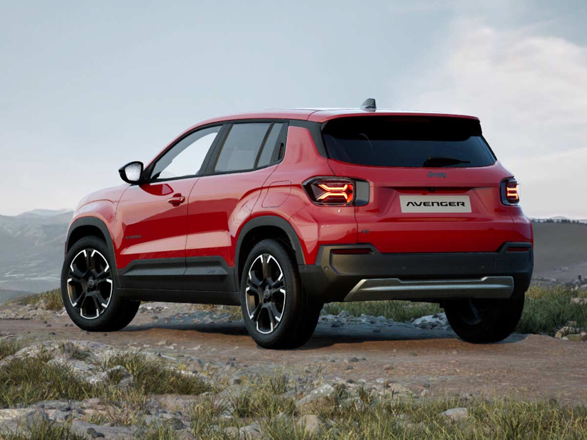 2026 Jeep Avenger Electric Colours: Every Colour and Two-Tone Option Explained 14 2026 Jeep Avenger Electric Ruby Rear