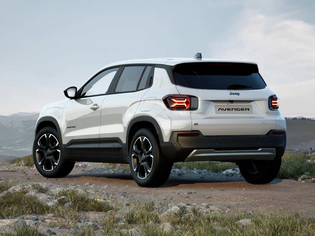 2026 Jeep Avenger Electric Colours: Every Colour and Two-Tone Option Explained 18 2026 Jeep Avenger Electric Snow Rear