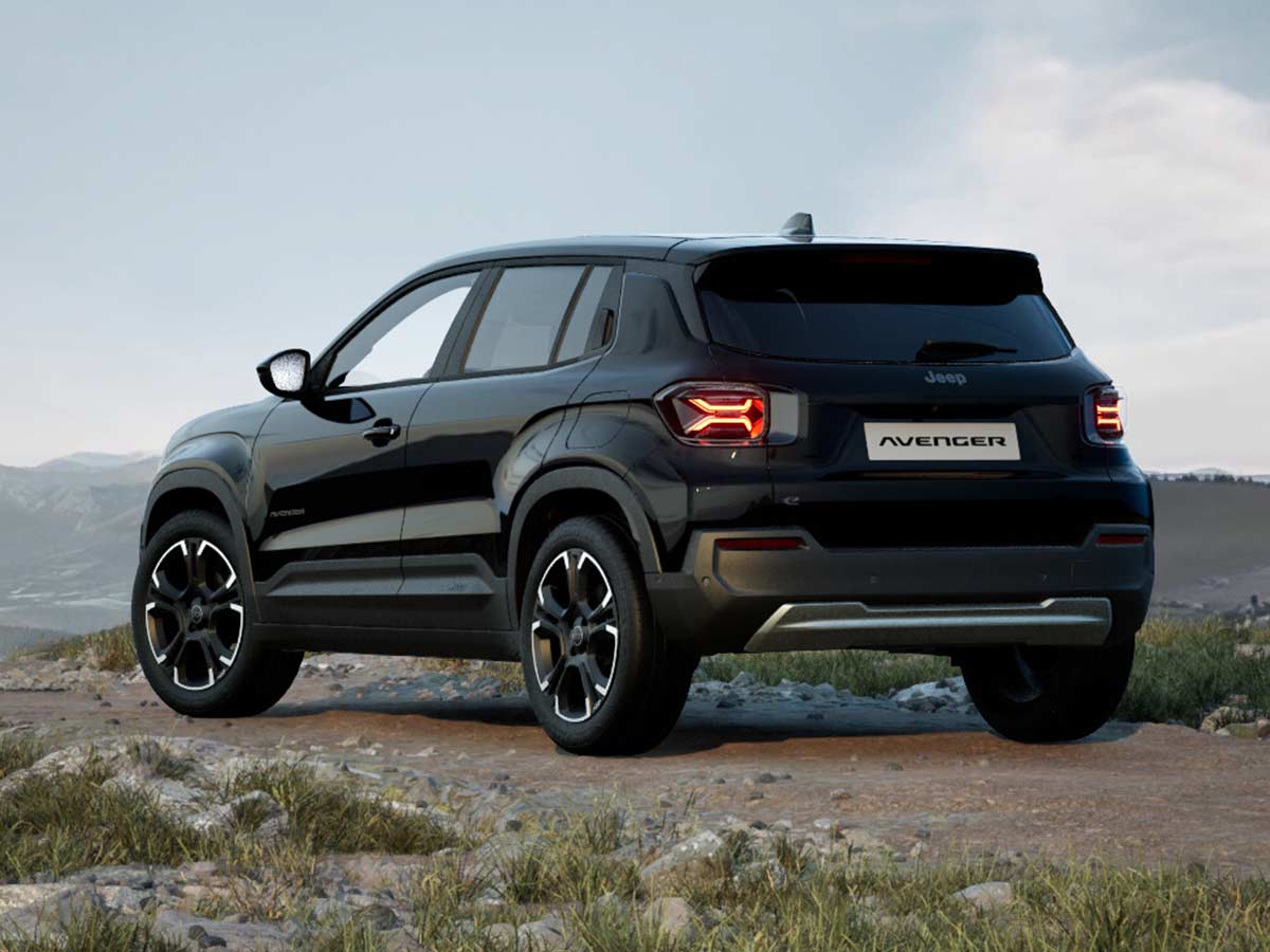 2026 Jeep Avenger Electric Colours: Every Colour and Two-Tone Option Explained 26 2026 Jeep Avenger Electric Volcano Rear
