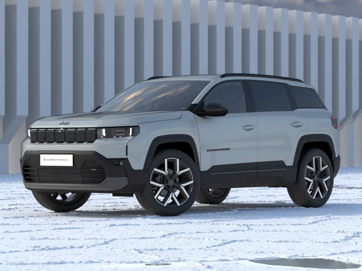 Jeep Compass Electric Colour Options: All 6 Shades and Dual-Tone Choices Explained 5 2026 Jeep Compass Electric Antarctica Front