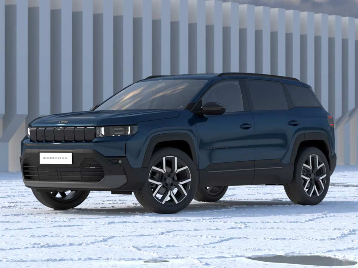 Jeep Compass Electric Colour Options: All 6 Shades and Dual-Tone Choices Explained 13 2026 Jeep Compass Electric Pacific Front