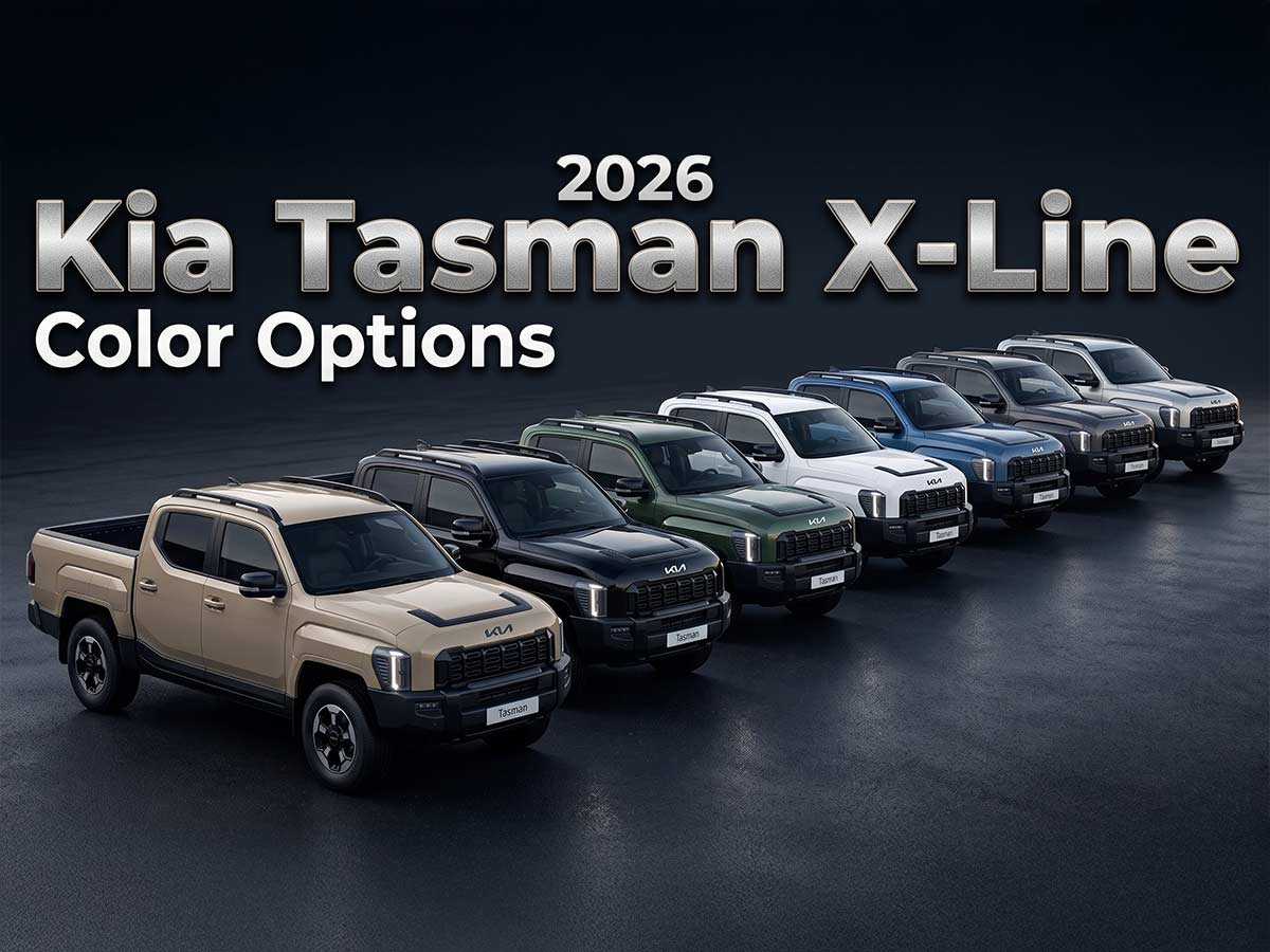 2026 Kia Tasman X Line Color Options