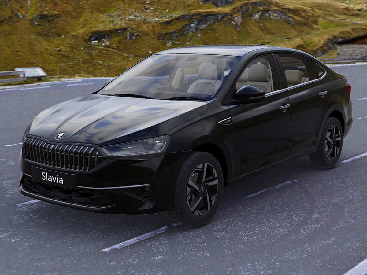 New Skoda Slavia 2026: Features, Engine Options, Variants, Safety and Everything You Need to Know 8 2026 Skoda Slavia Deep Black