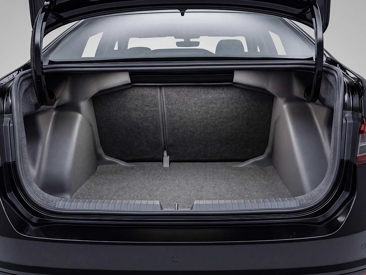 New Skoda Slavia 2026: Features, Engine Options, Variants, Safety and Everything You Need to Know 29 2026 Skoda Slavia Monte Carlo Boot Space