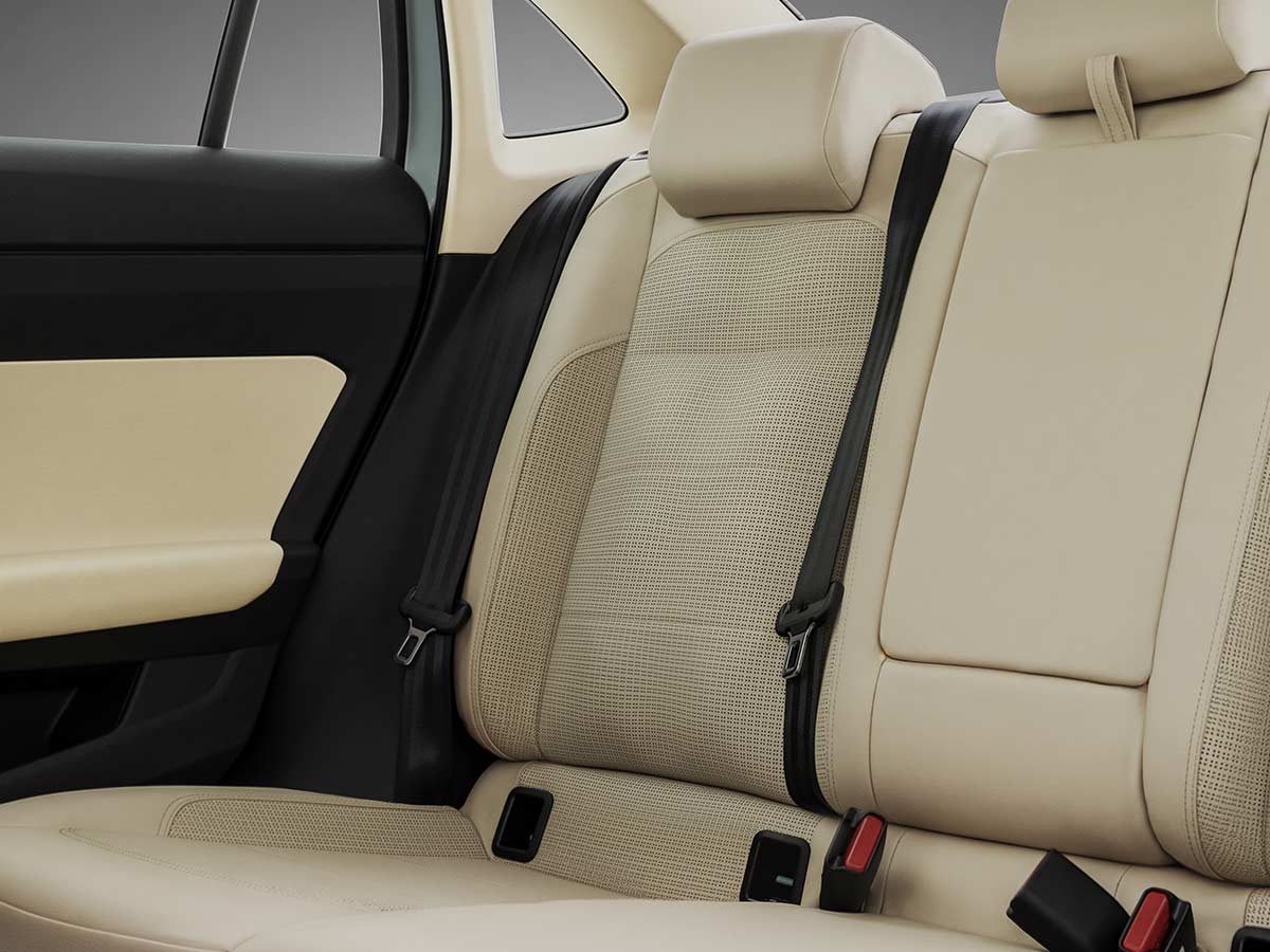 New Skoda Slavia 2026: Features, Engine Options, Variants, Safety and Everything You Need to Know 3 2026 Skoda Slavia Prestige Rear Seats