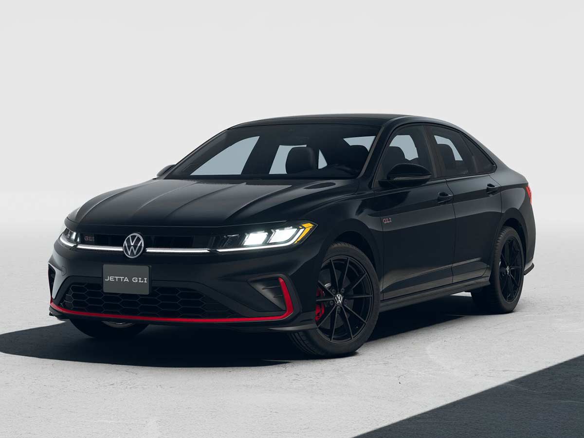 2026 Volkswagen Jetta GLI Autobahn Deep Black Pearl Front