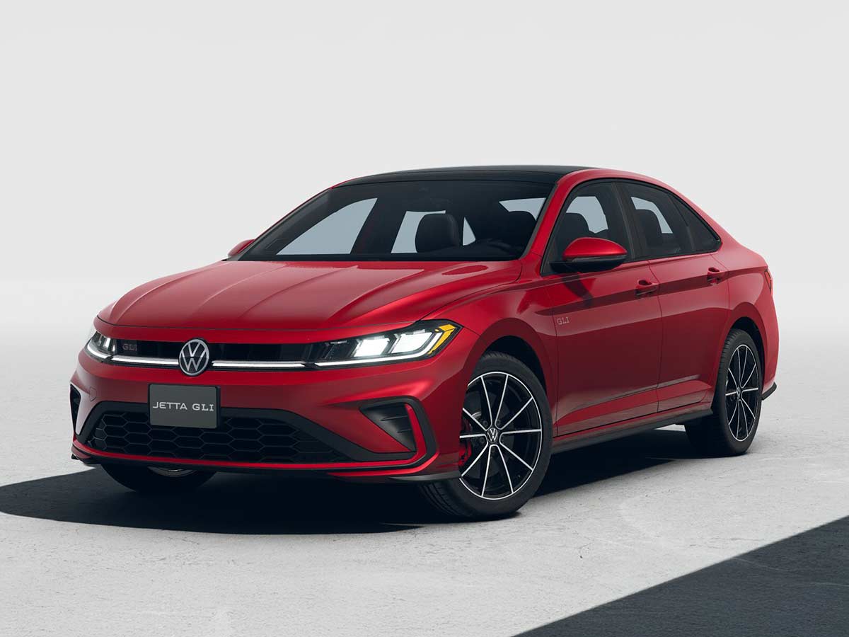 2026 Volkswagen Jetta GLI Autobahn Kings Red Metallic Front