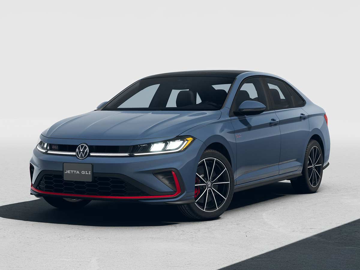 2026 Volkswagen Jetta GLI Autobahn Monterey Blue Pearl Front