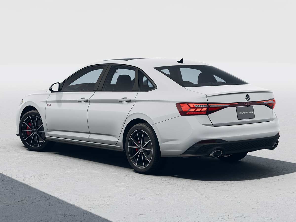 2026 Volkswagen Jetta GLI Autobahn Pure White Rear