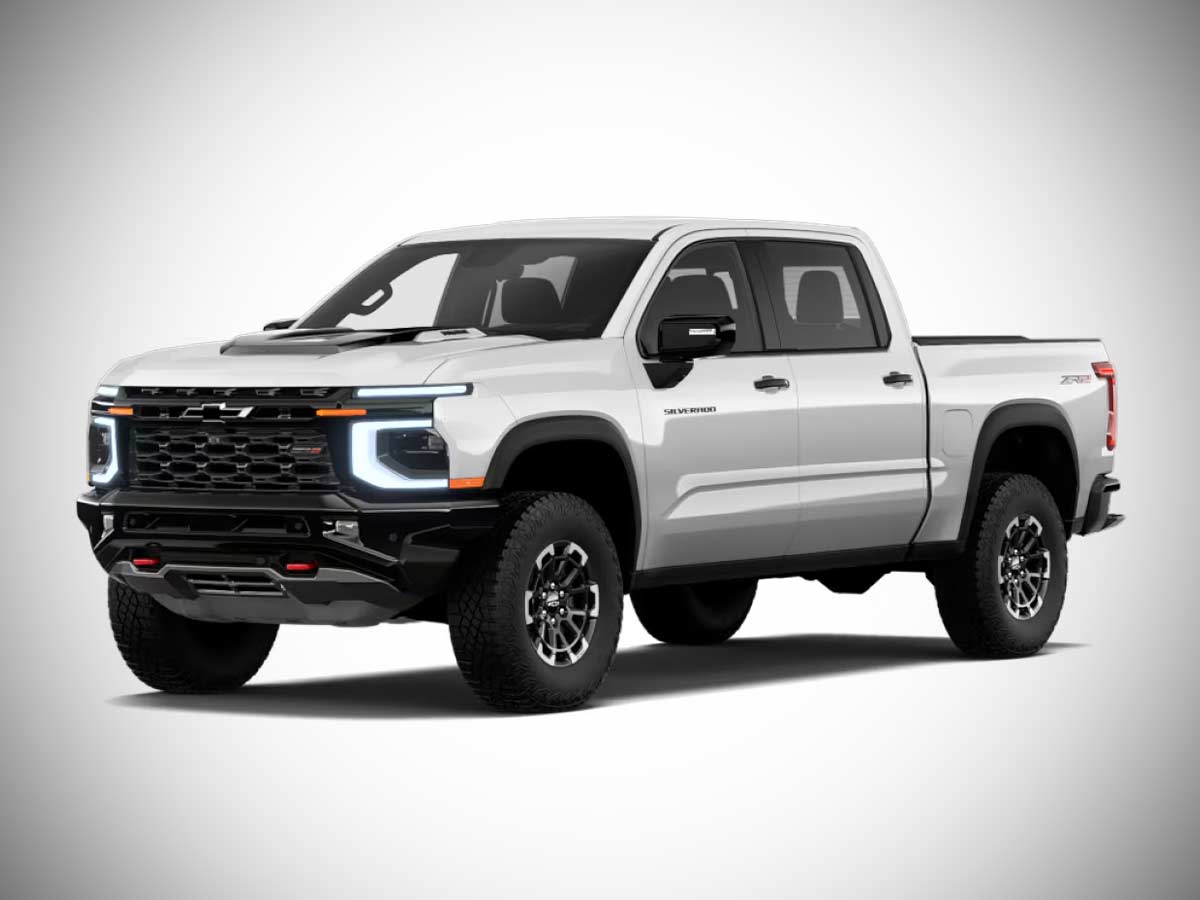 2027 Chevrolet Silverado ZR2 Colors: All Exterior Paint Options 7 2027 Chevrolet Silverado ZR2 Summit White Front
