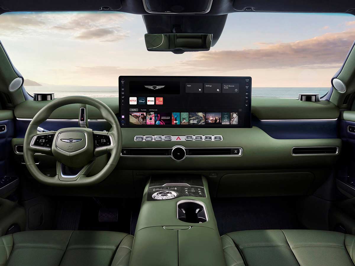 Genesis GV90 Revealed: New Flagship Electric SUV That Redefines Korean Luxury 16 2027 Genesis GV90 Interior Dashboard