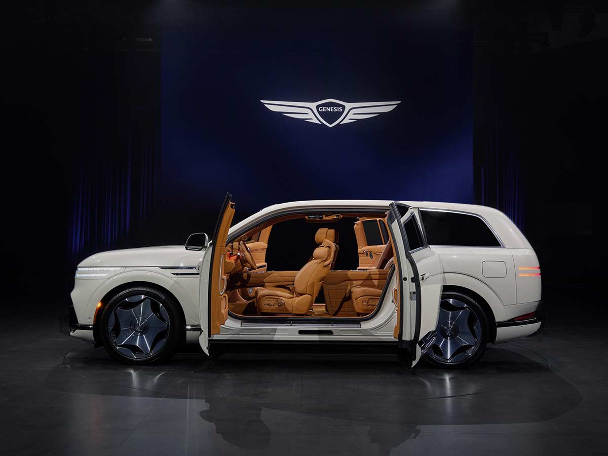 Genesis GV90 Revealed: New Flagship Electric SUV That Redefines Korean Luxury 2 2027 Genesis GV90 Neolun Interior Seating