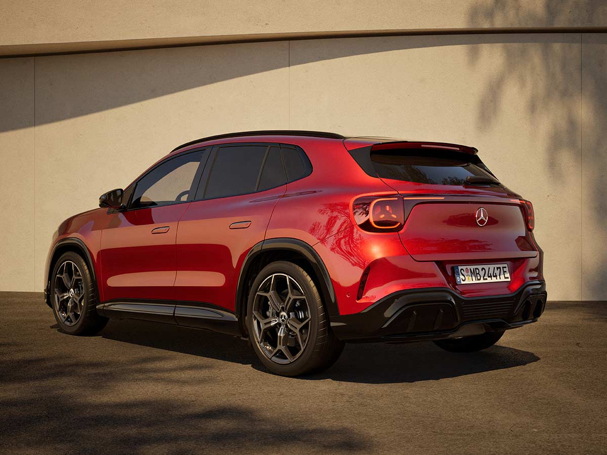 2027 Mercedes-Benz GLA Revealed: Everything You Need to Know About the New Electric and Hybrid Premium SUV 15 2027 Mercedes Benz GLA Electric Rear Quarter