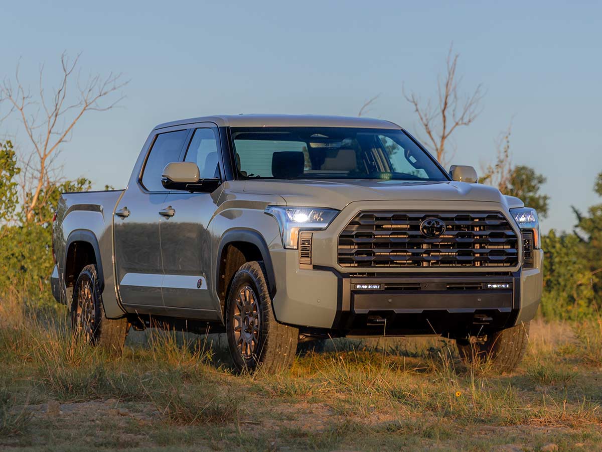 2027 Toyota Tundra Trailhunter Front Right Quarter View