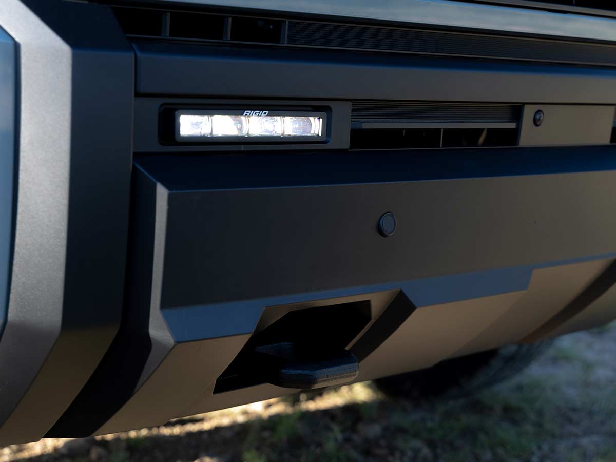 2027 Toyota Tundra Debuts With Rugged New Design, Smarter Technology and a Factory-Built Trailhunter Package 8 2027 Toyota Tundra Trailhunter Tow Hook and LED Fog Lamp