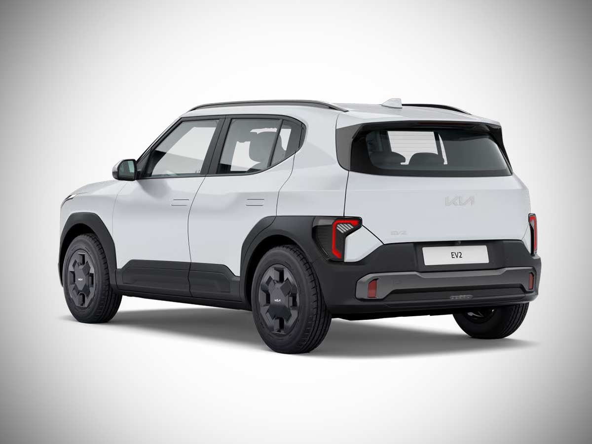 2026 Kia EV2 Air Fusion White Rear