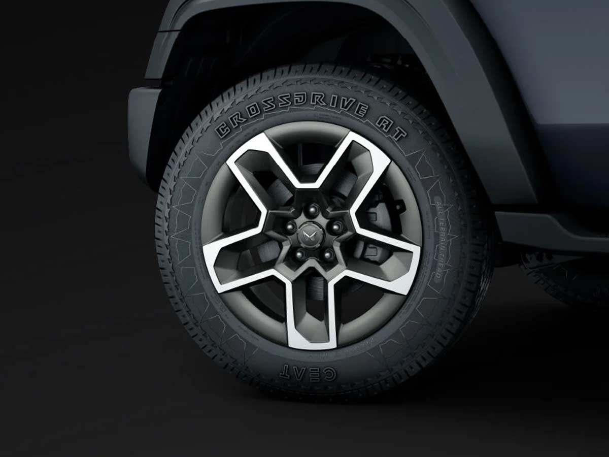 2026 Mahindra Thar OG Color Options & Key Updates 17 2026 Mahindra Thar OG 3 Door 19 inch Alloy Wheel