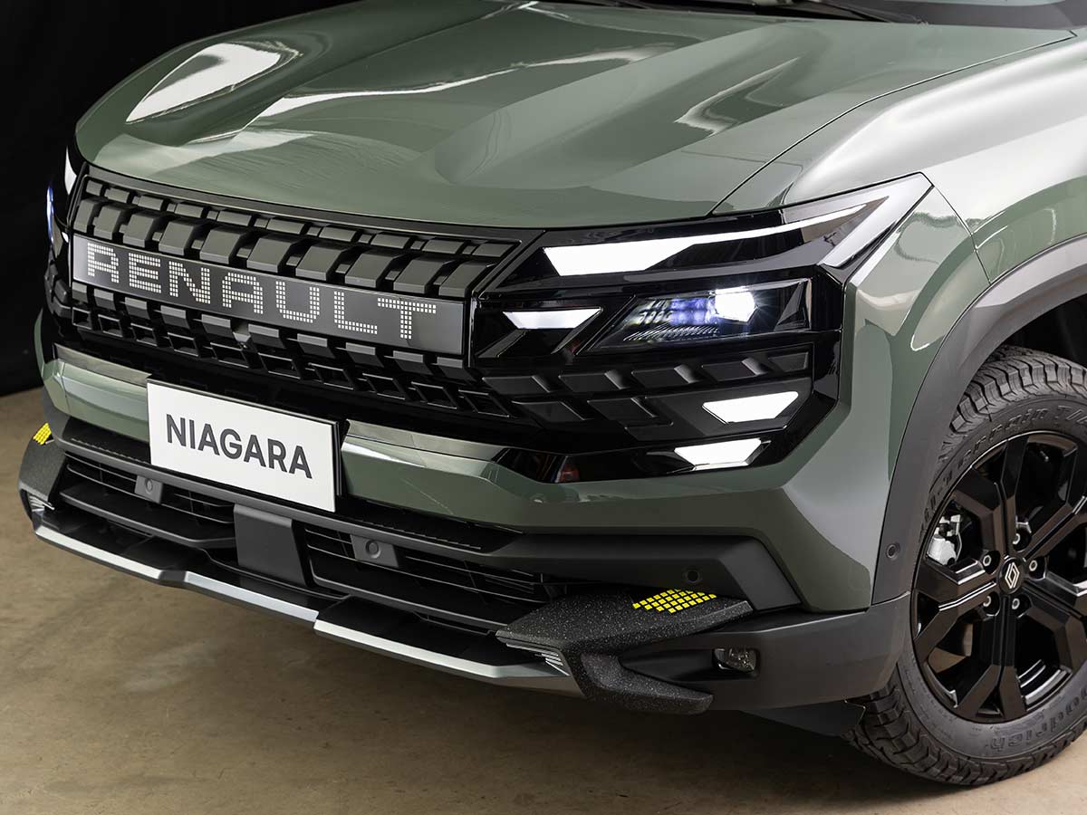 Renault Niagara: How Renault’s New Latin American Pick-Up Blends SUV Comfort With Workhorse Capability 21 2026 Renault Niagara Front Design and LED Headlamps