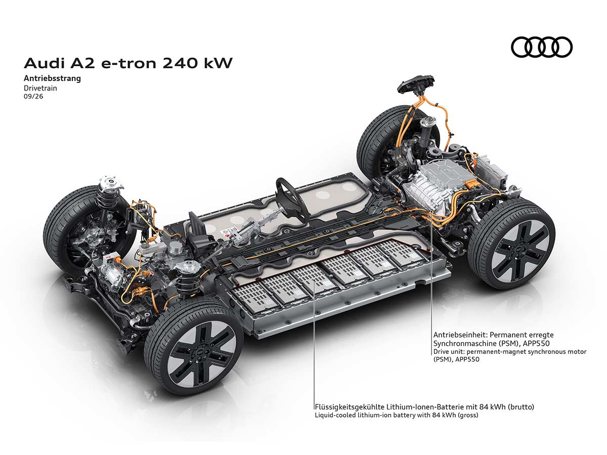 Audi A2 e tron 240 kW 2026