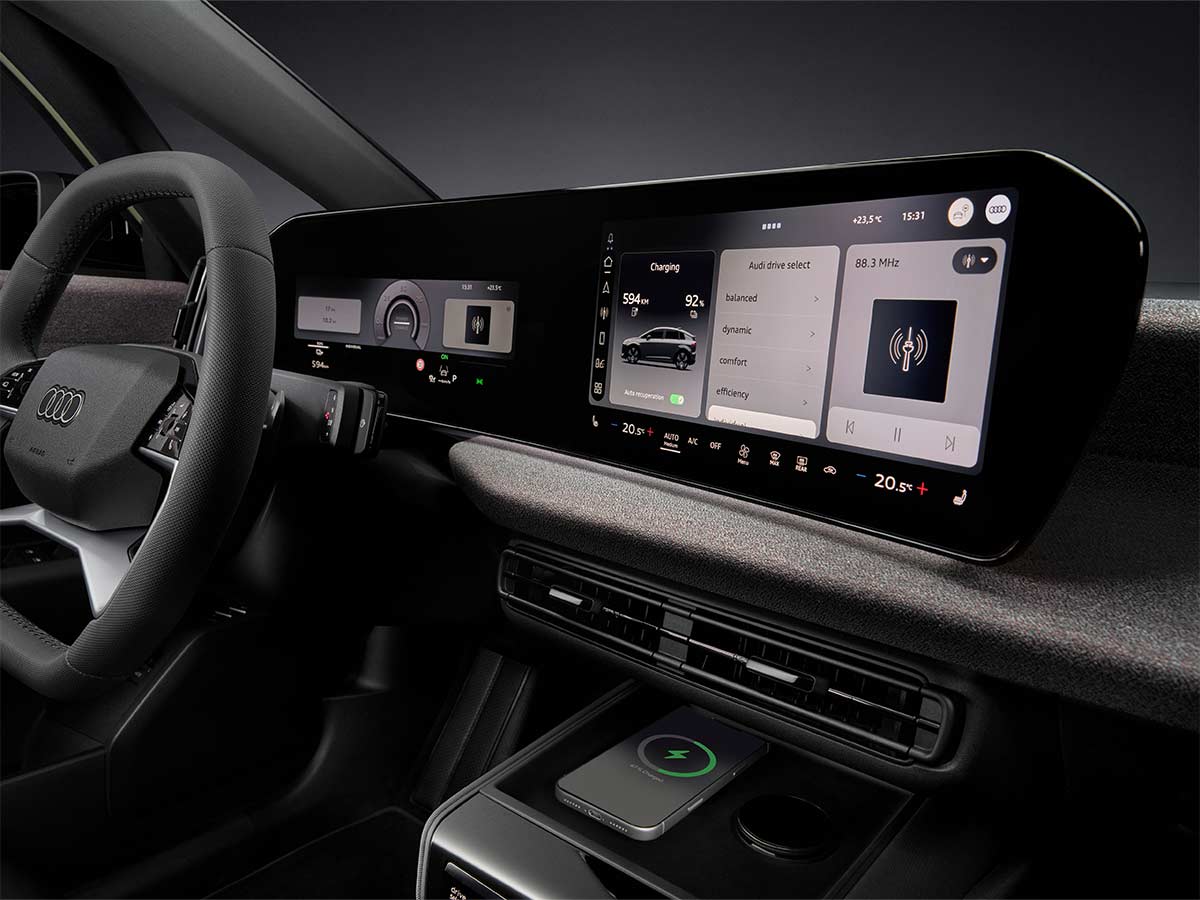 Audi A2 e tron Screens 2026