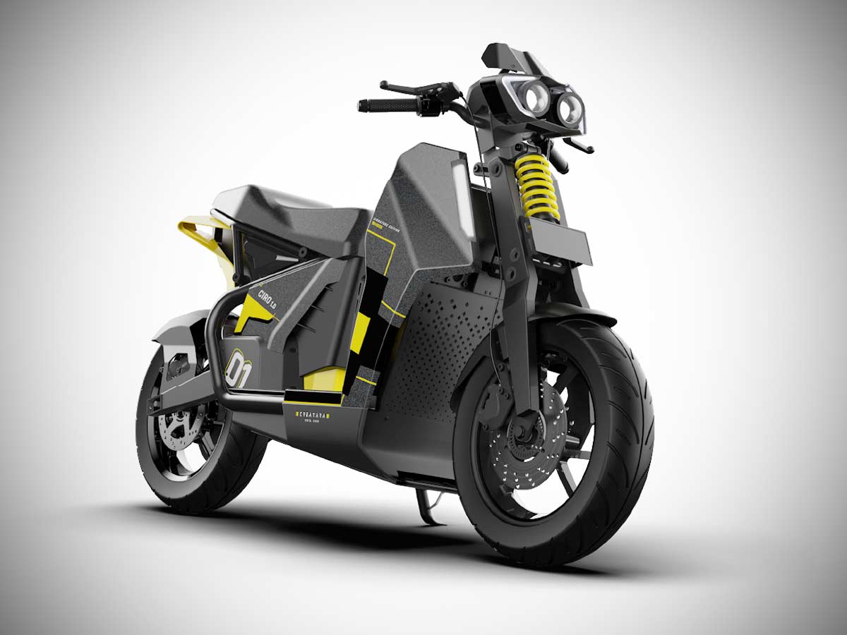 Creatara Mobility Opens Faridabad Plant as It Moves Towards Scaled Electric Two-Wheeler Production Creatara VS 4 Front Quarter