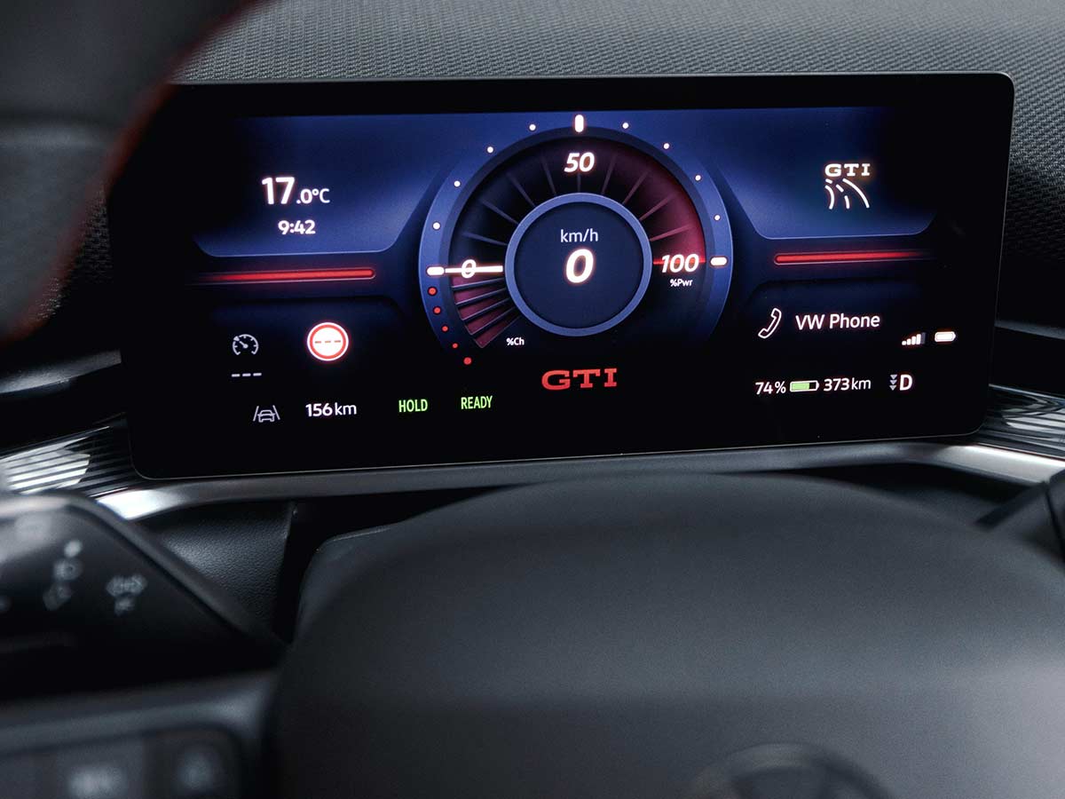 Volkswagen ID.3 GTI: 326 PS, Rear-Wheel Drive and a New Electric GTI Formula 12 Volkswagen ID 3 GTI Digital Instrument Cluster 2026