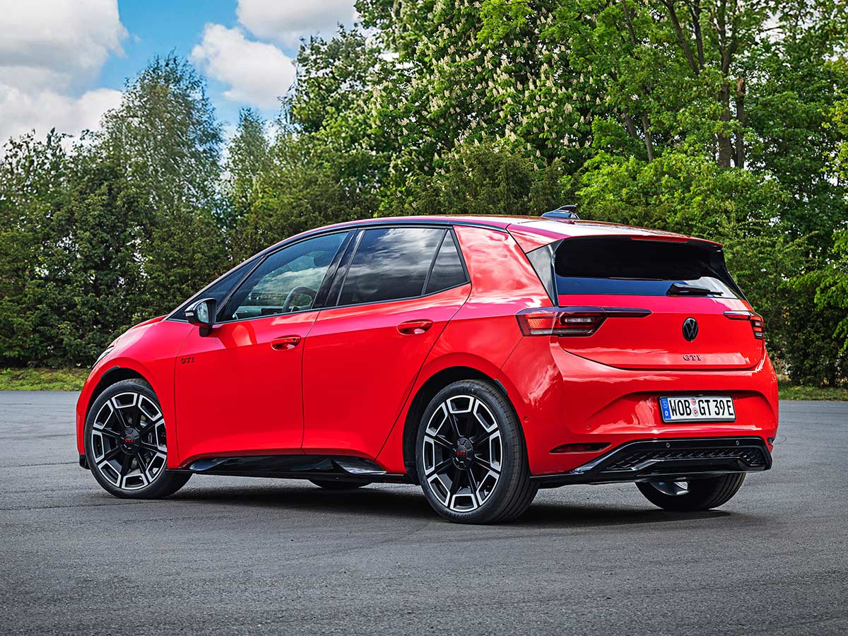 Volkswagen ID.3 GTI: 326 PS, Rear-Wheel Drive and a New Electric GTI Formula 2 Volkswagen ID 3 GTI Rear Quarter 2026