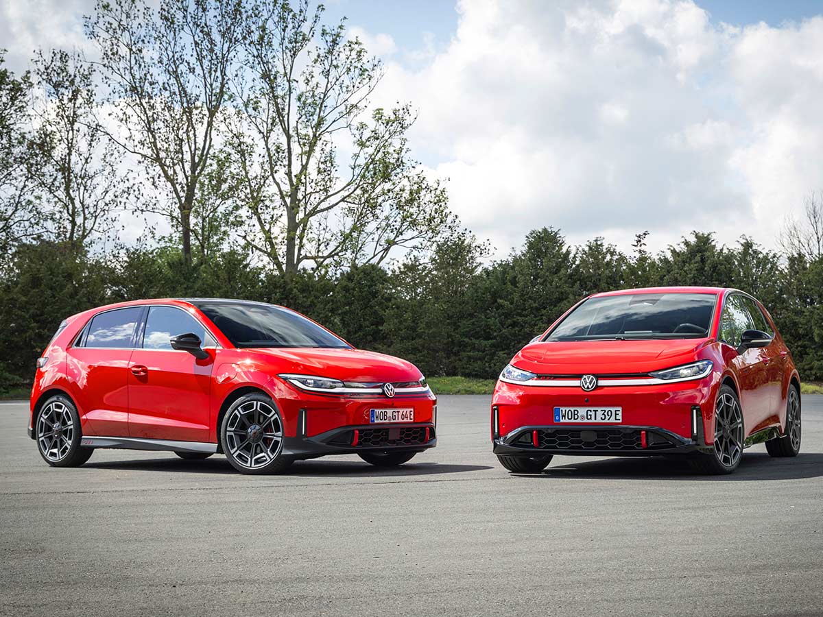 Volkswagen ID.3 GTI: 326 PS, Rear-Wheel Drive and a New Electric GTI Formula 5 Volkswagen ID 3 GTI vs ID Polo GTI Front 2026