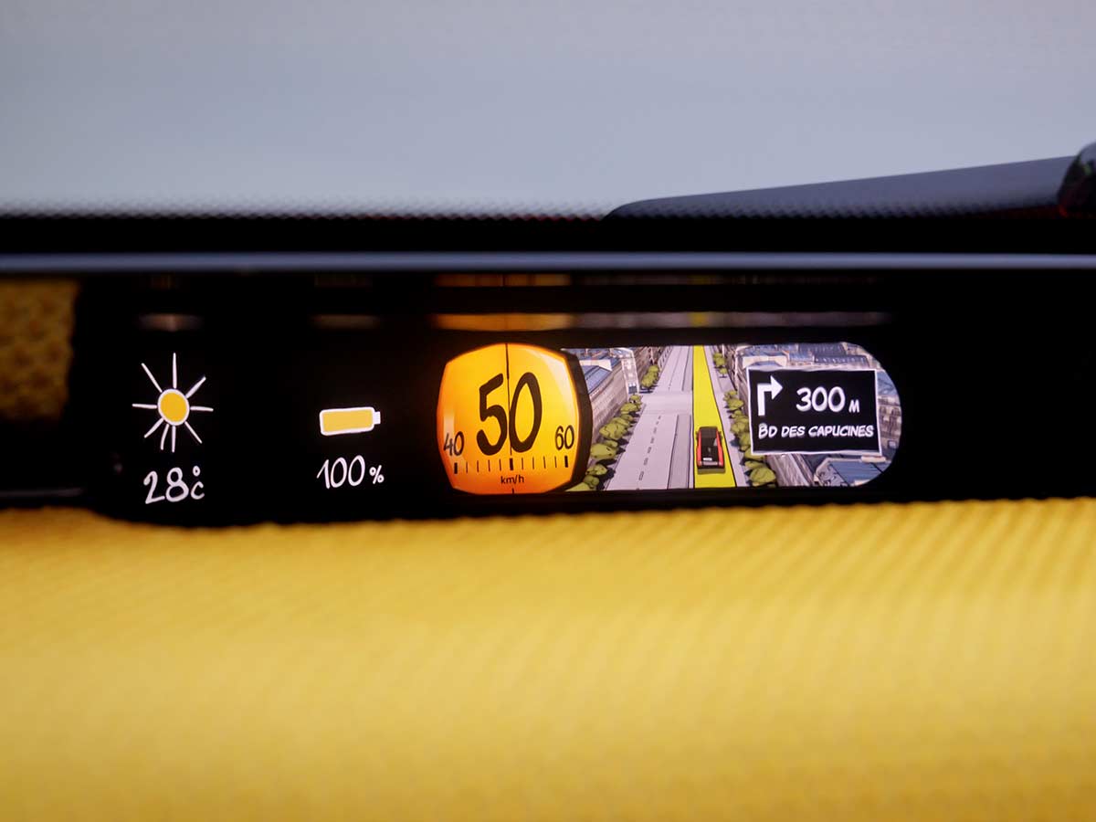 Citroën 2 CV Concept Revealed: A €15,000 Electric Car Inspired by an Icon 15 2026 Citroen 2CV Concept Digital Instrument Cluster