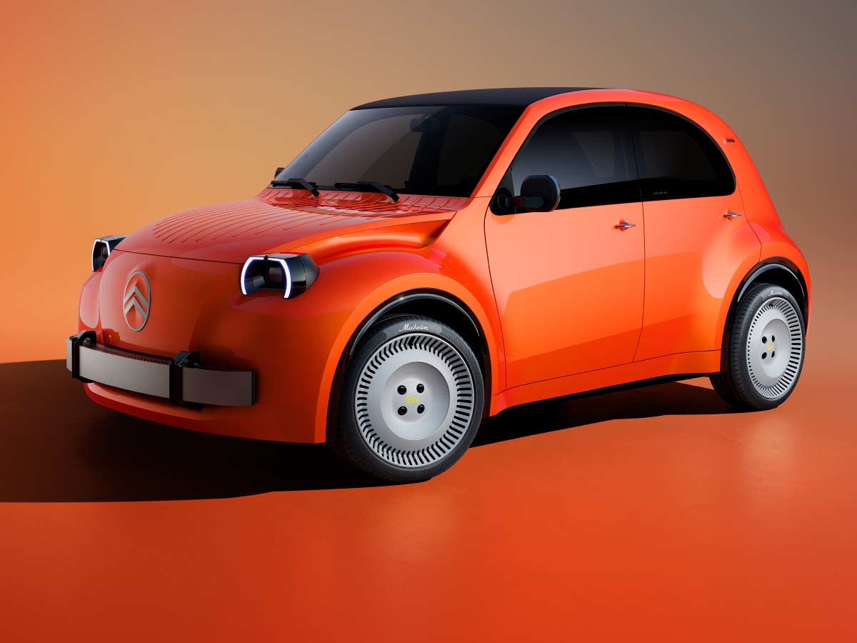 2026 Citroen 2CV Concept Front Quarter View