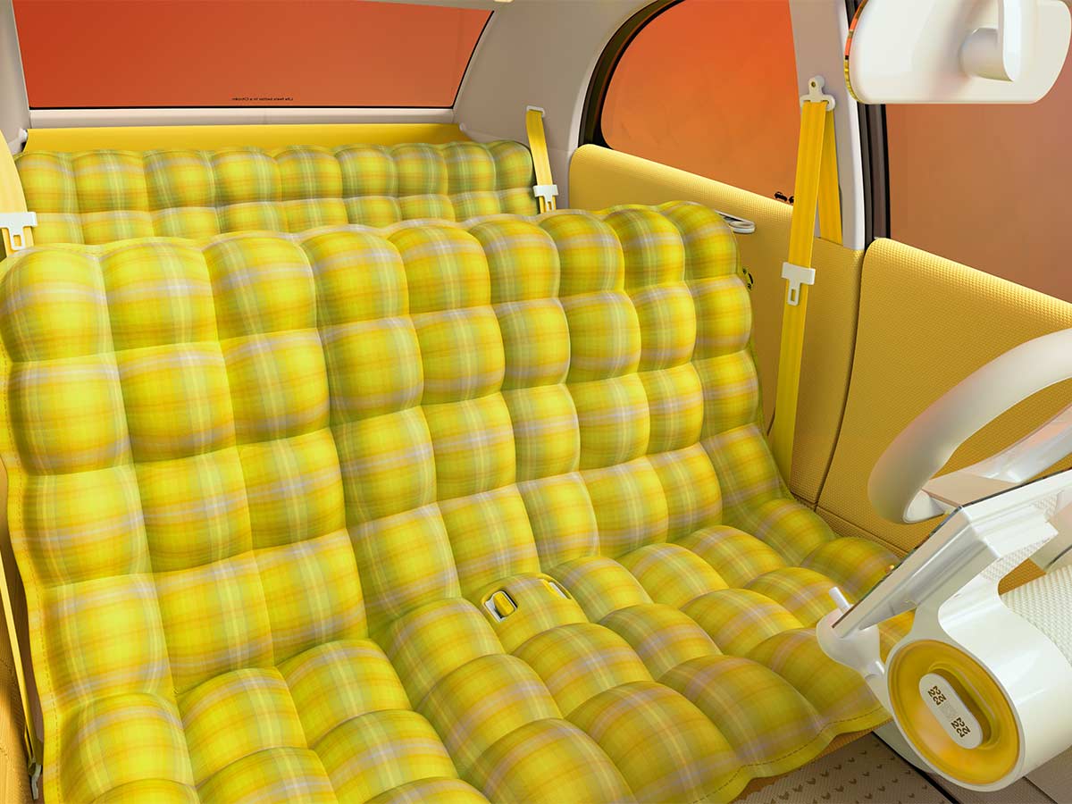 Citroën 2 CV Concept Revealed: A €15,000 Electric Car Inspired by an Icon 13 2026 Citroen 2CV Concept Front Seat