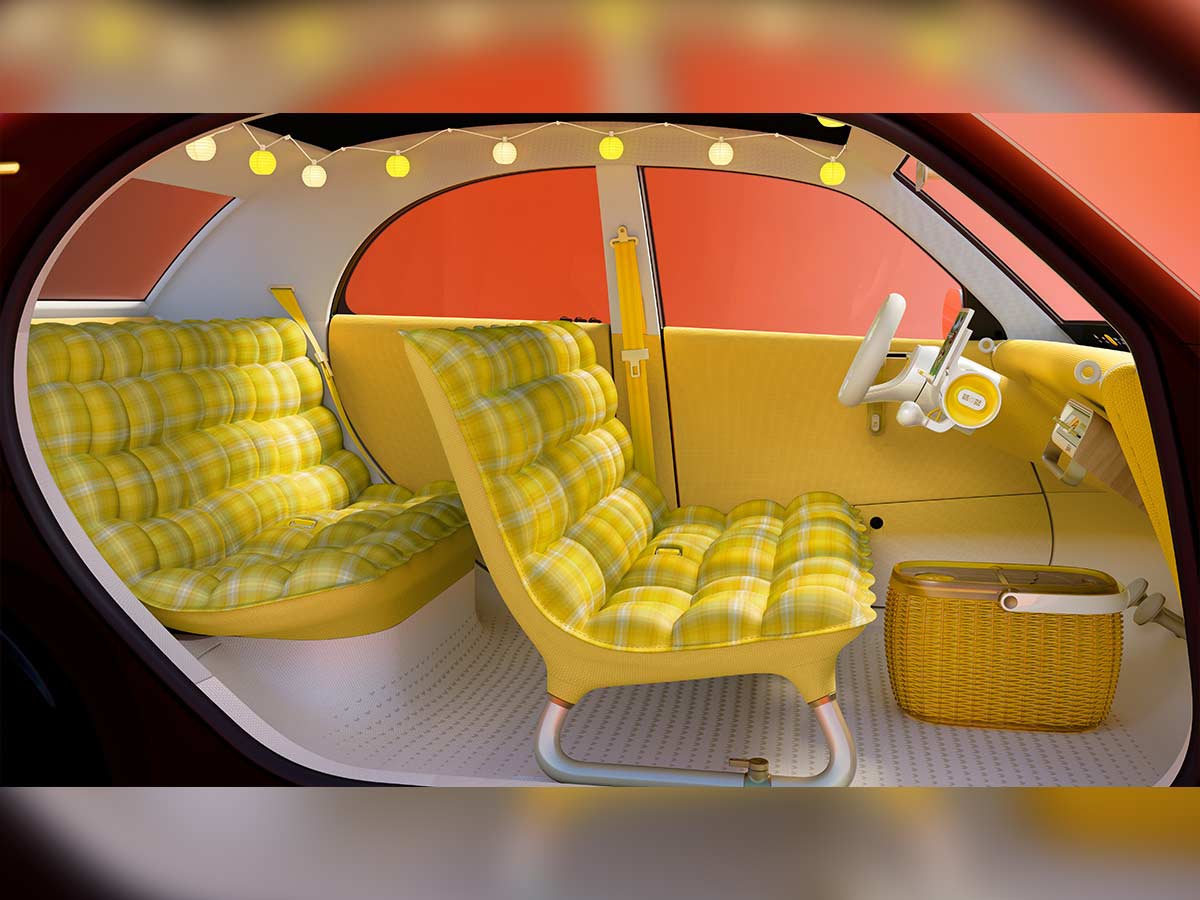 Citroën 2 CV Concept Revealed: A €15,000 Electric Car Inspired by an Icon 7 2026 Citroen 2CV Concept Seating