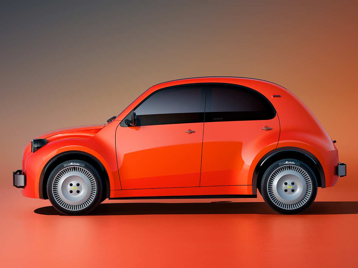 Citroën 2 CV Concept Revealed: A €15,000 Electric Car Inspired by an Icon 2 2026 Citroen 2CV Concept Side View